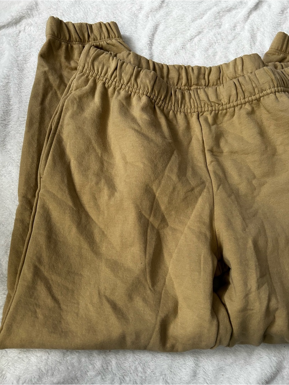 Hanes Men's Jogger Sweatpants in Khaki Brown